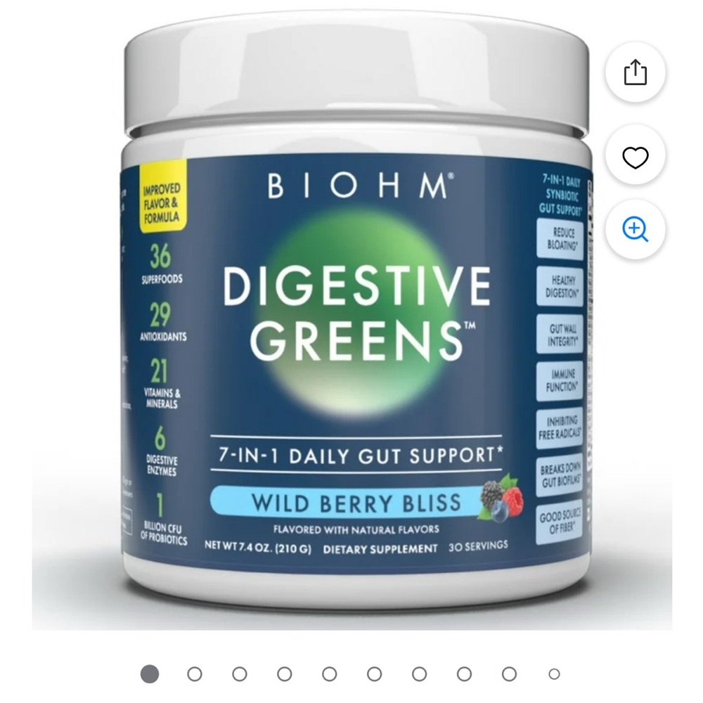 BIOHM Digestive Greens Wild Berry Bliss